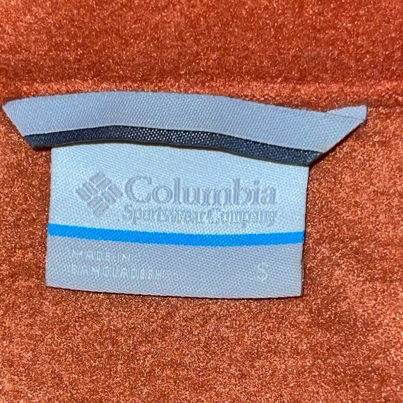 Orange zip-up Columba jacket - Picture 2 of 2